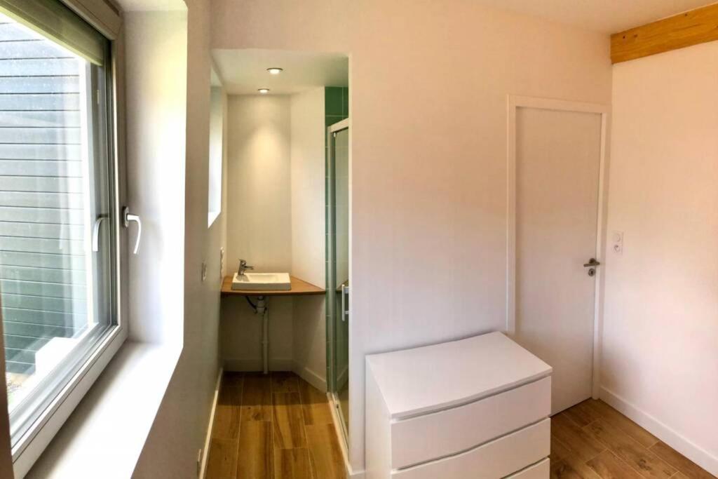Nouveau La Cabine Du Bout Du Monde Ile Vierge Votre Residence Bretonne De Haut Standing Pl05 크로종 외부 사진